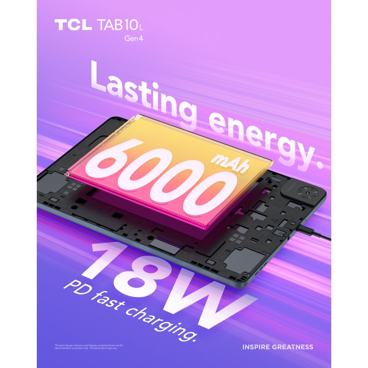 TCL Tab 10L Gen 4 10.1" Space Black 64GB Wi-Fi Tablet