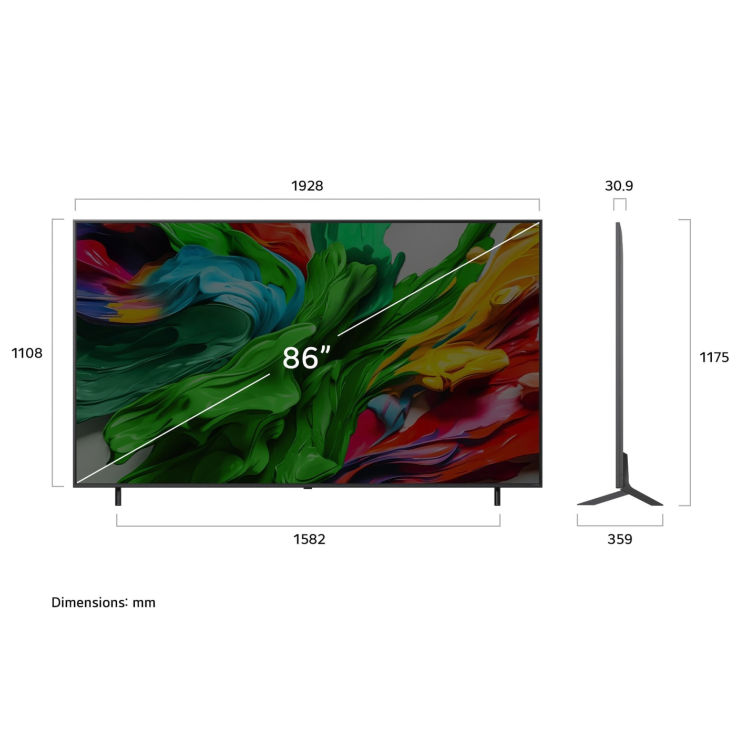 LG QNED85A 86 inch MiniLED 4k Smart TV