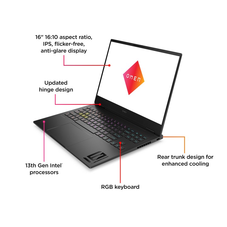 HP OMEN 16 Intel Core i7 16GB RAM 1TB SSD RTX 4060 165Hz 16 Inch Windows 11 Gaming Laptop