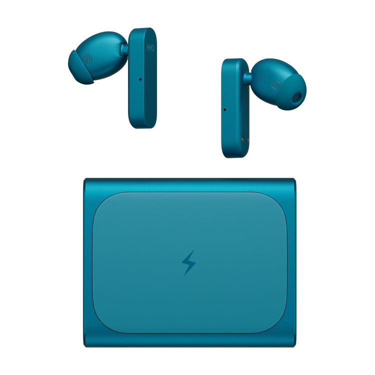 HMD Amped Buds Wireless Earphones with Integrated Powerbank - Cyan