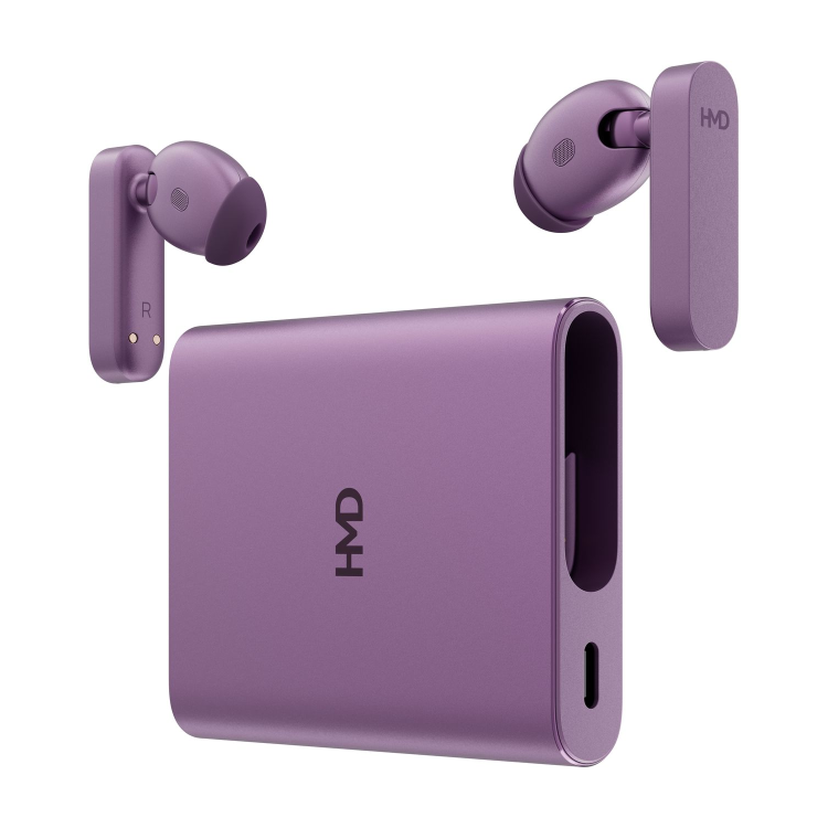 HMD Amped Buds Wireless Earphones with Integrated Powerbank - Pink