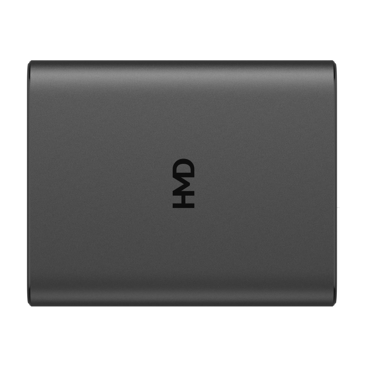 HMD Amped Buds Wireless Earphones with Integrated Powerbank - Black