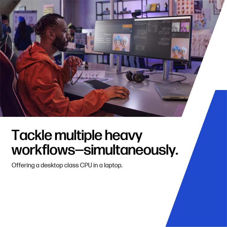 HP ZBook Fury G1i Intel Core Ultra 7 64GB RAM 2TB SSD 18 Inch Windows 11 Laptop