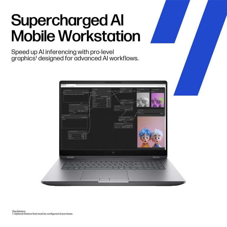 HP ZBook Fury G1i Intel Core Ultra 7 64GB RAM 2TB SSD 18 Inch Windows 11 Laptop