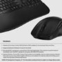HP 685 Dual Mode Full Size Wireless Keyboard and Mouse Combo
