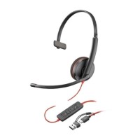 Poly Blackwire 3210 Monoaural Wired Headset