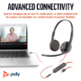 Poly Blackwire 3225 Wired Headset