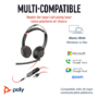 Poly Blackwire 5220 Wired Headset