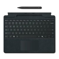 Microsoft Surface Pro X/8/9 Signature Keyboard with Copilot Button and Surface Slim 2 Pen - Black
