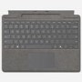 Microsoft Surface Pro X/8/9/10/11 Signature Keyboard with Copilot Button and Pen Storage - Platinum