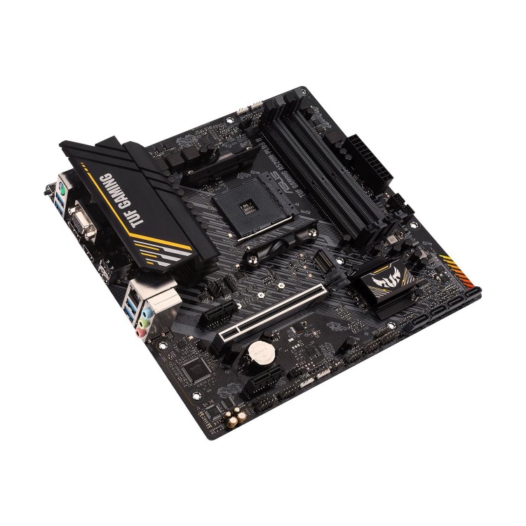 ASUS TUF GAMING A520M-PLUS II AMD A520 AM4 DDR4 Micro ATX Motherboard