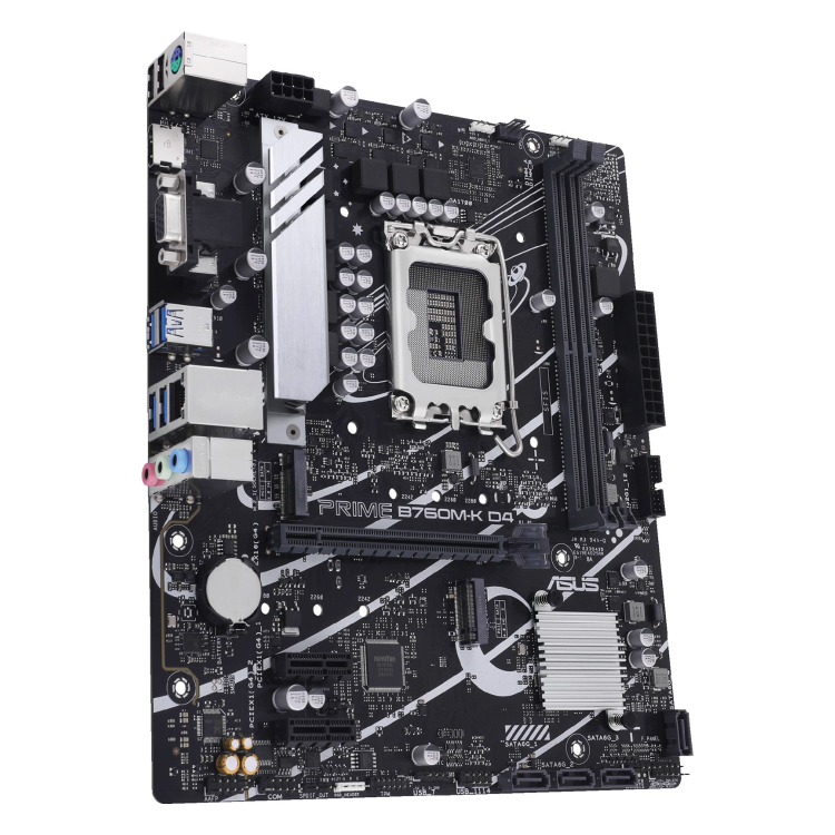 ASUS Prime B760M-K D4 Intel B760 LGA 1700 DDR4 Micro ATX Motherboard