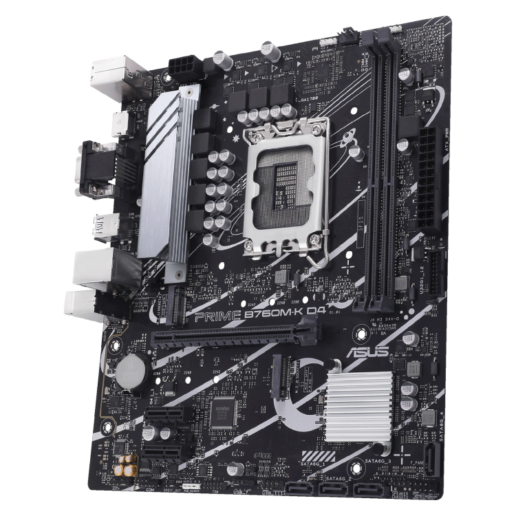 ASUS Prime B760M-K D4 Intel B760 LGA 1700 DDR4 Micro ATX Motherboard