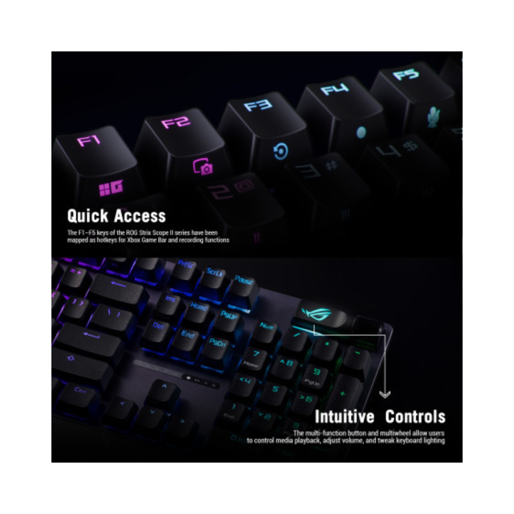 ASUS ROG Strix Scope II X Gaming Keyboard Black