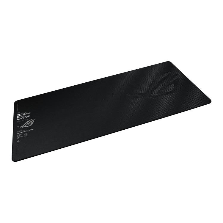 ASUS ROG Sheath II XXL Gaming Mouse Pad, Advanced Cooling Fabric, Durable Anti-Fray Edges, Non-Slip Rubber Base, 400 x 900 x 3mm, Black