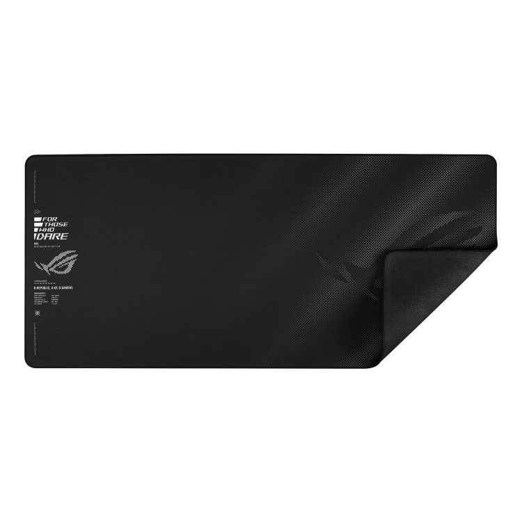 ASUS ROG Sheath II XXL Gaming Mouse Pad, Advanced Cooling Fabric, Durable Anti-Fray Edges, Non-Slip Rubber Base, 400 x 900 x 3mm, Black