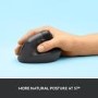 Logitech Lift Vertical Ergonomic Wireless Mouse Graphite