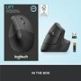 Logitech Lift Vertical Ergonomic Wireless Mouse Graphite