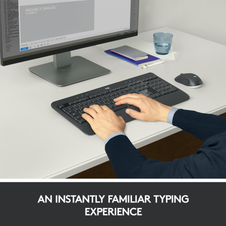 Logitech MK540 Advanced Wireless Keyboard and Mouse Combo Black