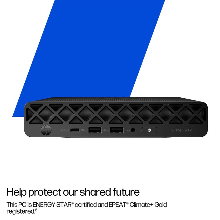 HP EliteDesk 8 G1i AI Intel Core Ultra 5 235T 16GB RAM 512GB SSD Windows 11 Pro Mini PC