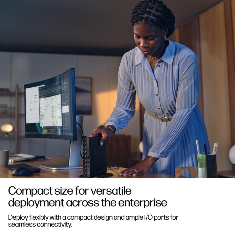 HP EliteDesk 8 Mini G1a AI AMD Ryzen Al 7 350 32GB RAM 1TB SSD Windows 11 Pro Mini PC