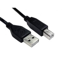 OEM 5 Meter USB-A 2.0 To B-Male Black Cable