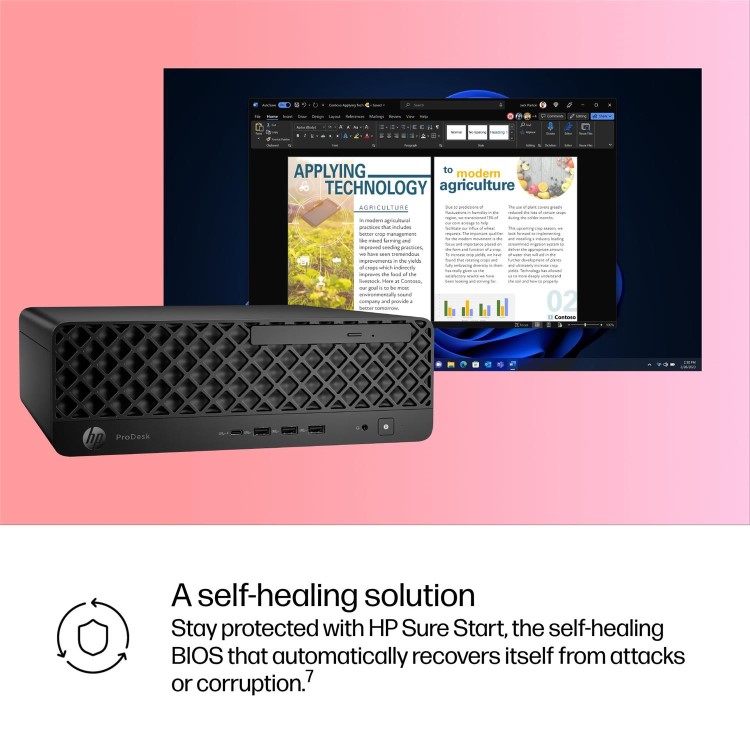 HP ProDesk 4 G1i AI SFF Intel Core Ultra 5 235 16GB RAM 512GB SSD Windows 11 Pro Desktop PC