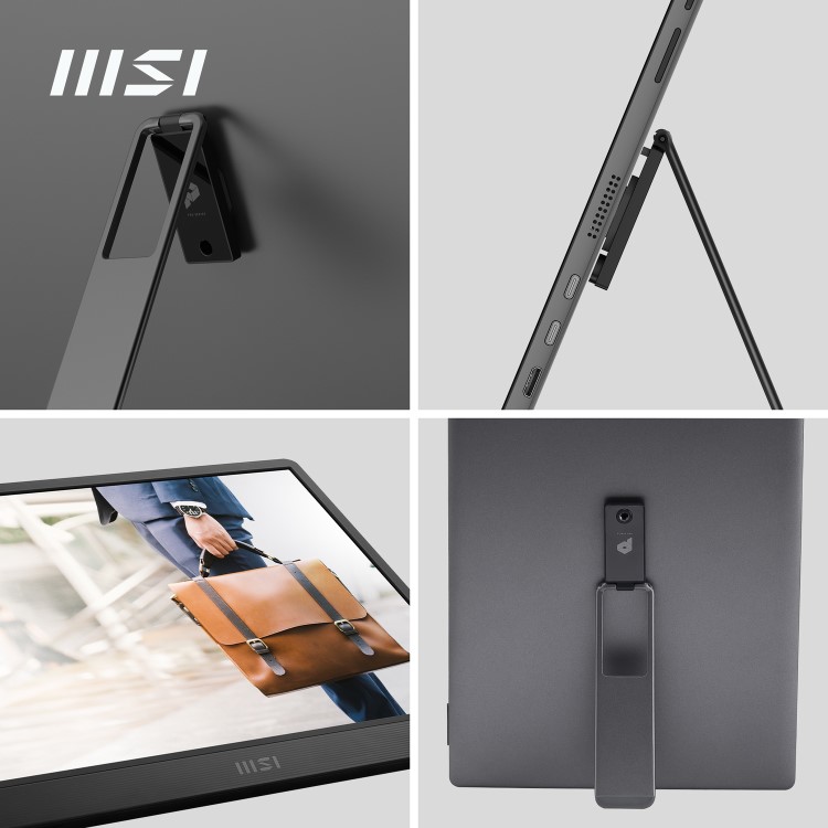 MSI PRO MP161 E2U 15.6" IPS Full HD Portable USB-C Monitor