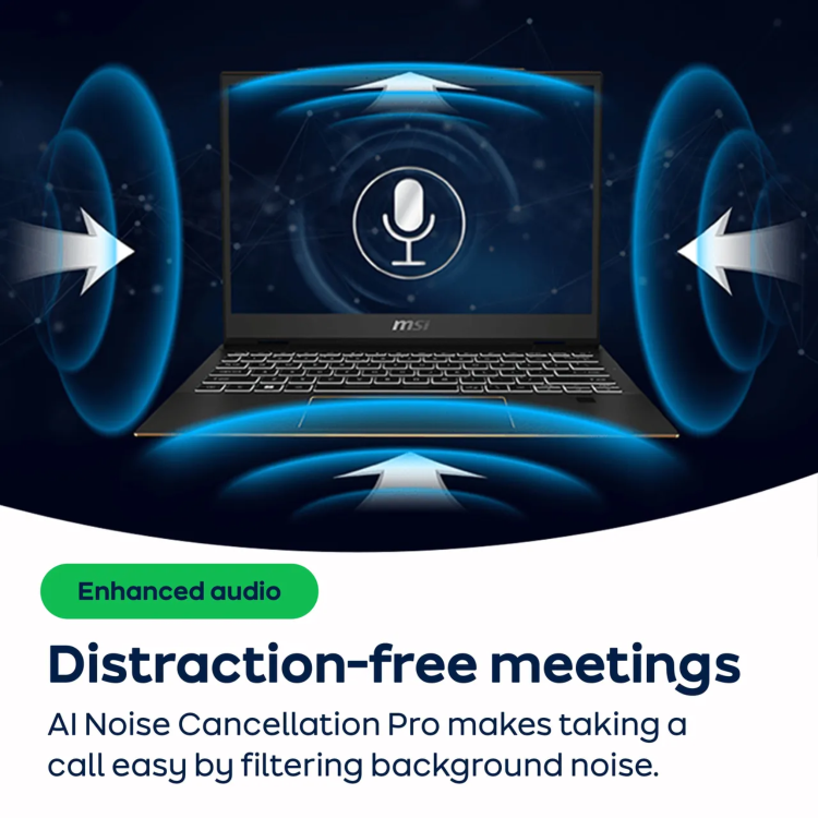 MSI Prestige 14 AI Intel Evo Core Ultra 5 8GB RAM 1TB SSD 14 Inch Windows 11 Laptop