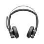 HP Poly Voyager Focus 2 On Ear Bluetooth Wireless Headset with Charging Stand