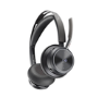 HP Poly Voyager Focus 2 On Ear Bluetooth Wireless Headset with Charging Stand