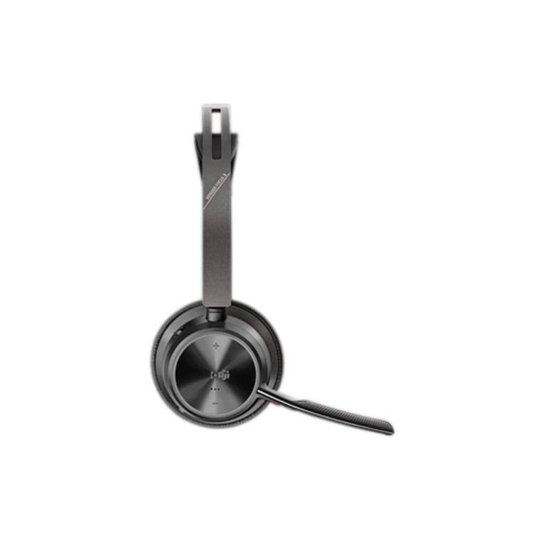 HP Poly Voyager Focus 2 On Ear Bluetooth Wireless Headset with Charging Stand