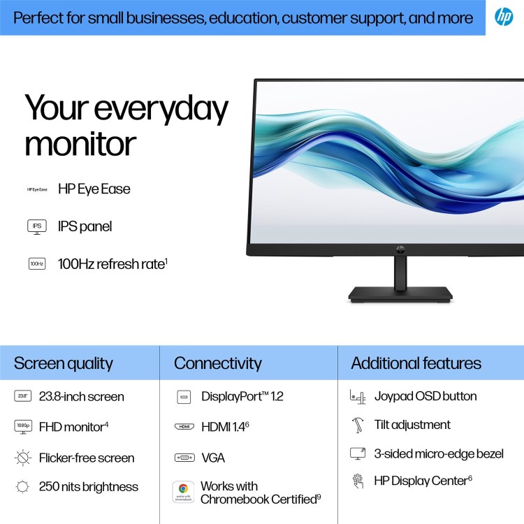 HP Series 3 Pro 324pf 24" IPS Full HD 100Hz Monitor