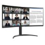 LG UltraWide 34WR55QK 34" VA WQHD 100Hz USB-C Curved Monitor 