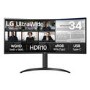 LG UltraWide 34WR55QK 34" VA WQHD 100Hz USB-C Curved Monitor 