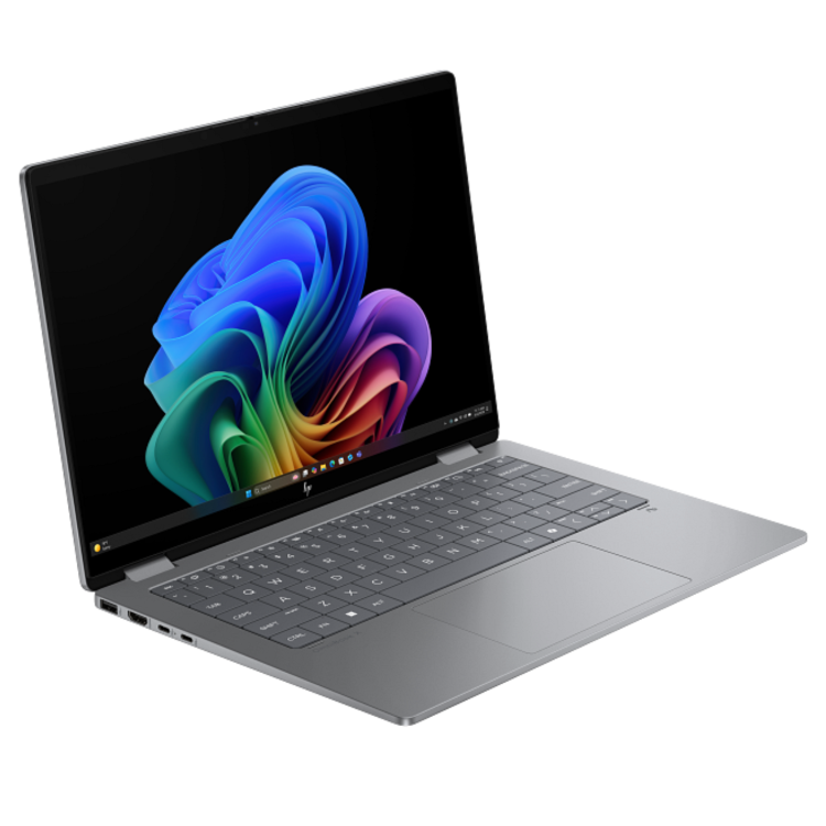 Refurbished HP OmniBook X Flip Next Gen AI 14-fk0502na Copilot+ PC AMD Ryzen AI 7 350 16GB RAM 1TB SSD 14 Inch Windows 11 Touchscreen Convertible Laptop - Silver