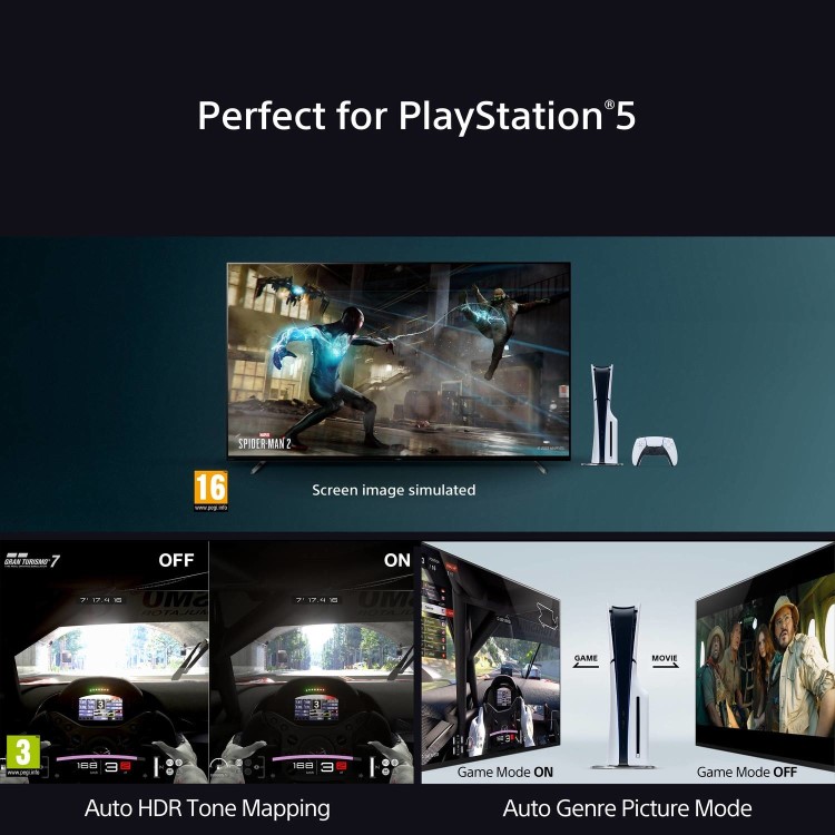 Sony K55XR80PU 55-Inch 4K Ultra HD HDR Smart TV  Google TV & Dolby Vision