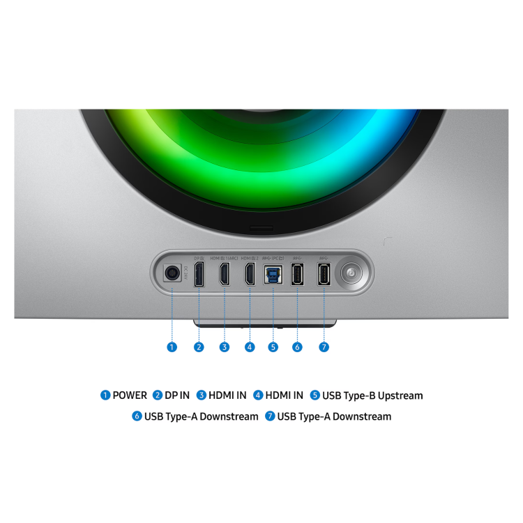 Refurbished Samsung Odyssey G8 34" OLED UWQHD 175Hz 0.03ms Curved Smart Gaming Monitor