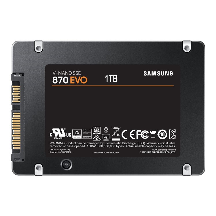 Samsung 870 EVO 1TB 2.5 Inch SATA III Internal SSD
