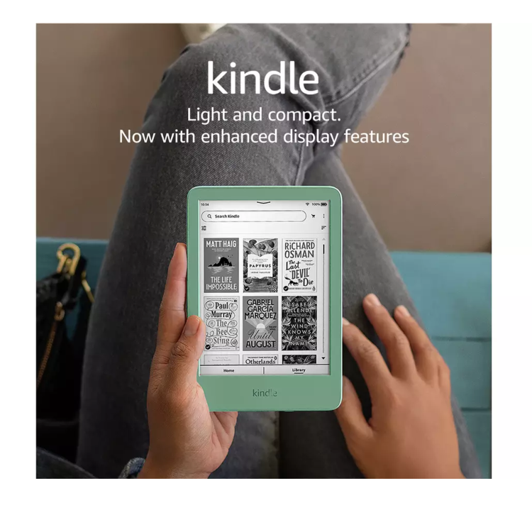 Refurbished Amazon Kindle 2024 11th Gen 6" Black 16GB Wi-Fi Tablet