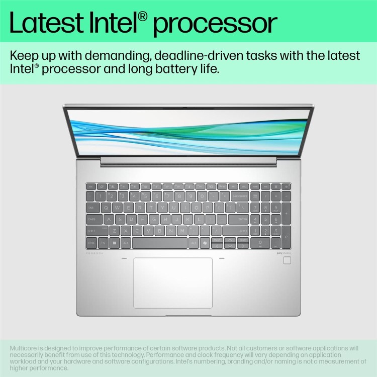 HP ProBook 460 G11 Intel Core Ultra 7 155U Laptop (16")  32 GB DDR5-SDRAM 512 GB SSD Wi-Fi 6E Windows 11 Pro AI PC Silver