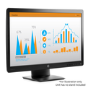 Refurbished HP ProDisplay P232 23" Full HD Monitor - No Stand