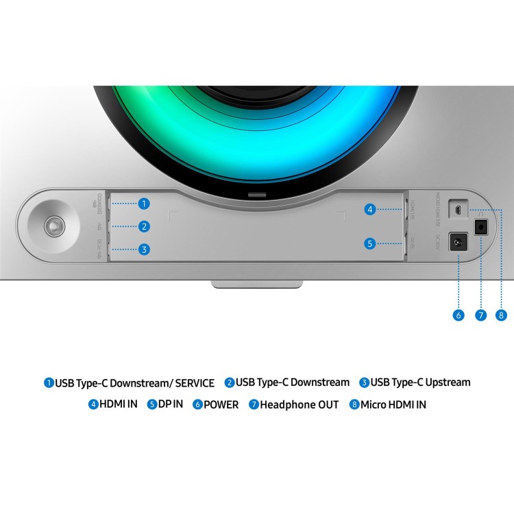 Refurbished Samsung Odyssey G93SD 49" OLED DQHD 240Hz 0.03ms Curved Gaming Monitor