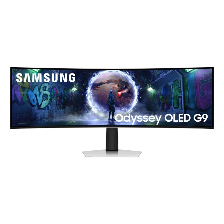 Refurbished Samsung Odyssey G93SD 49" OLED DQHD 240Hz 0.03ms Curved Gaming Monitor