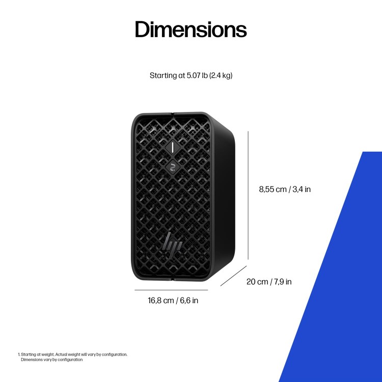 HP Z2 Mini G1a AMD Ryzen AI Max+ PRO 395 128GB RAM 1TB SSD Windows 11 Pro Workstation PC