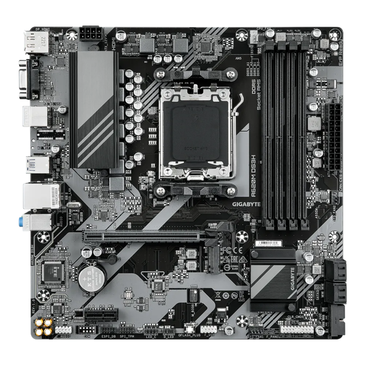 Gigabyte A620M DS3H AMD A620 AM5 DDR5 ATX Motherboard