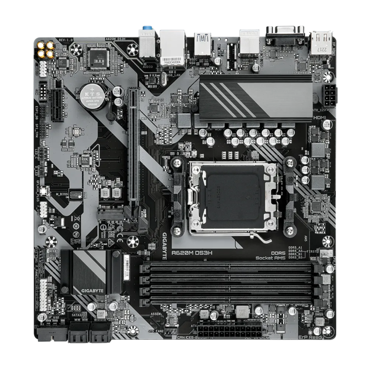 Gigabyte A620M DS3H AMD A620 AM5 DDR5 ATX Motherboard
