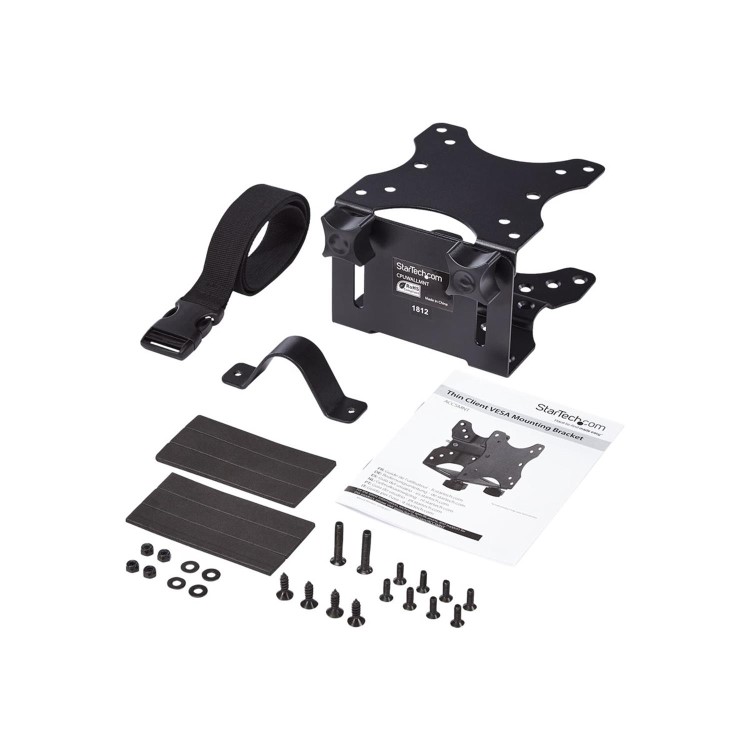 Thin Client Mount - Mini PC VESA Mount - Adjustable .7 to 2.8" - Under Desk Computer Mount - Mac Mini Monitor Mount