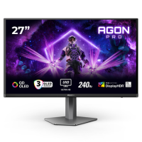 AOC AGON PRO AG276UZD 27" QD-OLED 4K UHD 240Hz 0.03ms Gaming Monitor