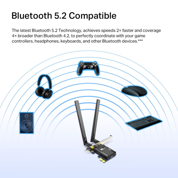 TP-Link AX3000 Wi-Fi6 Bluetooth PCIe Adapter